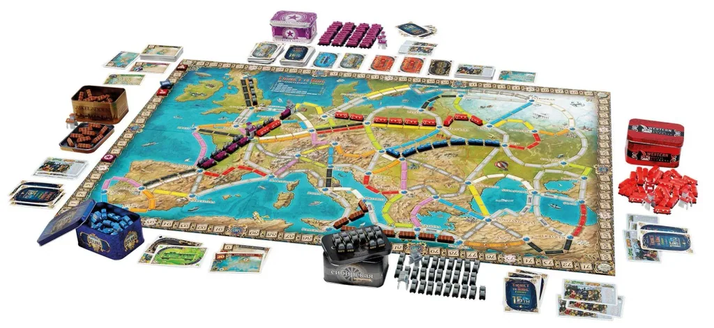 Board game Ticket to Ride Europe 15th Anniversary