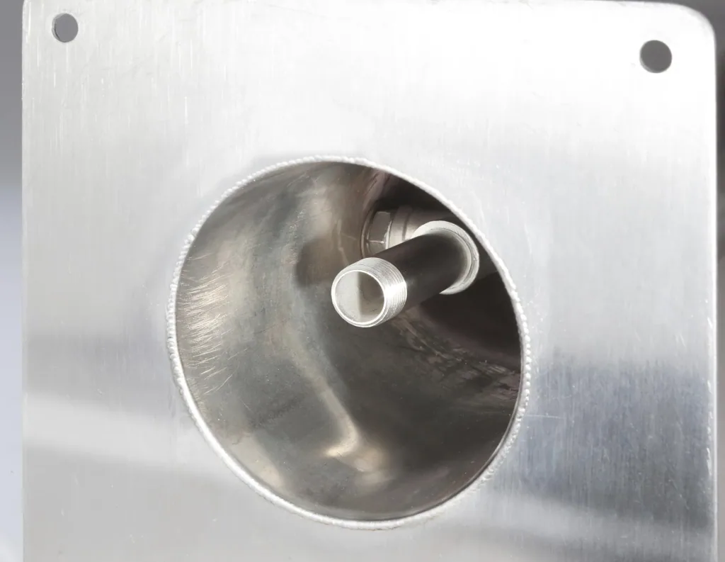 Stainless steel water dispenser with 2 taps + protective cover