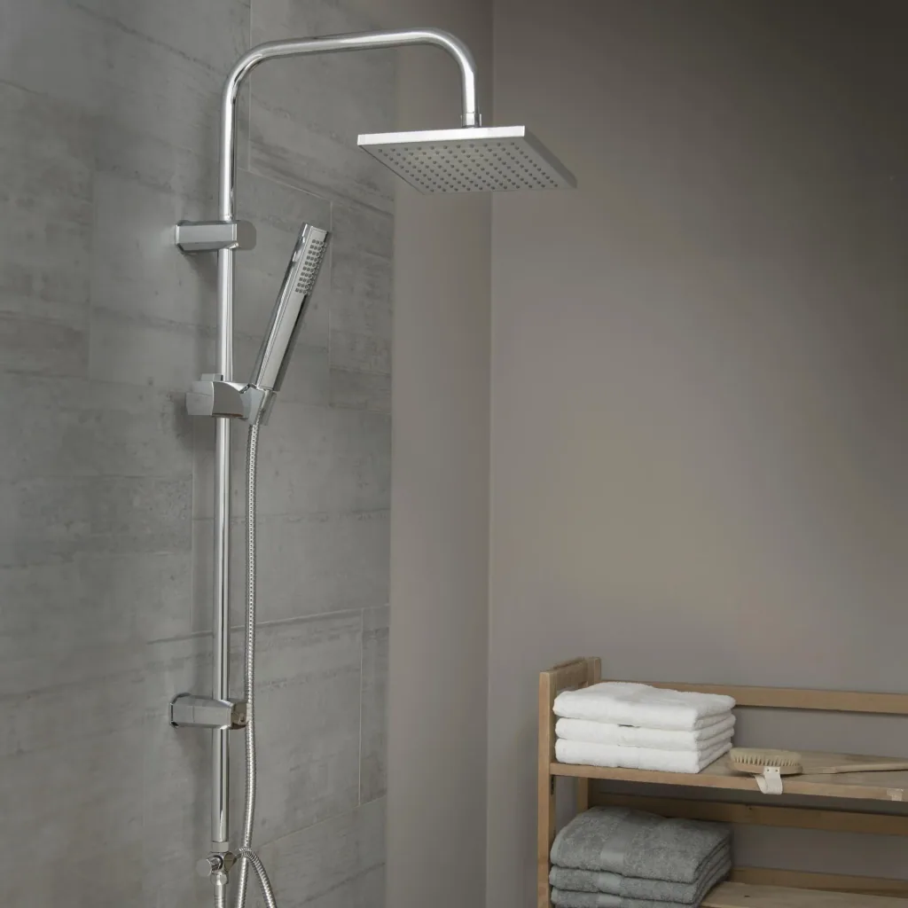 TOKYO overhead shower set, chrome