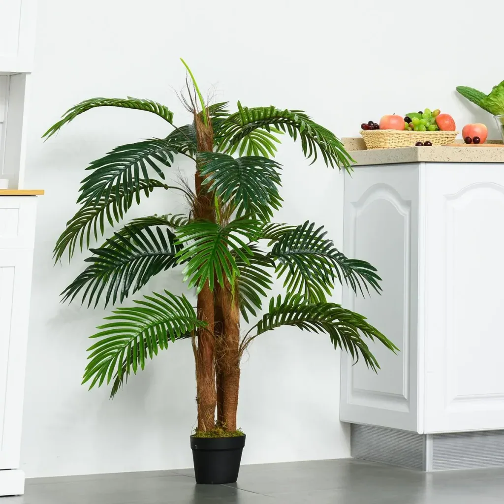 artificial plants 120 cm artificial palm palm artificial plant houseplant decorative plant office plant plastic pot for