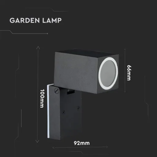 VT-7611 outdoor wall light - adjustable - GU10 - aluminum - IP44