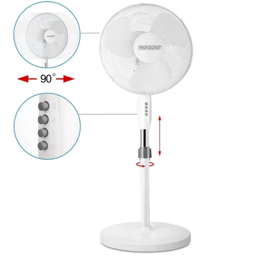 Fan white Ø43cm 54dB