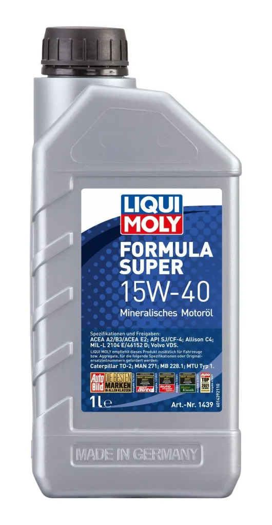 Mineral engine oil Formula Super 15W-40, 1 liter