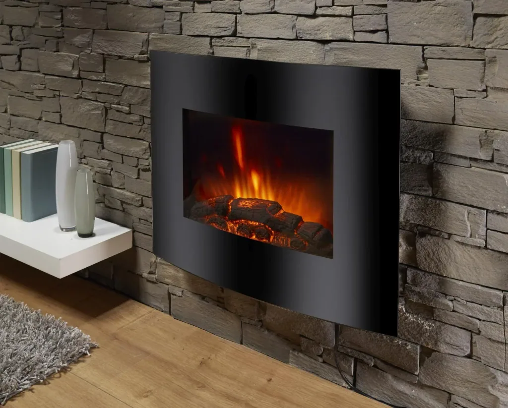 Electric fireplace "Aarau" with remote control