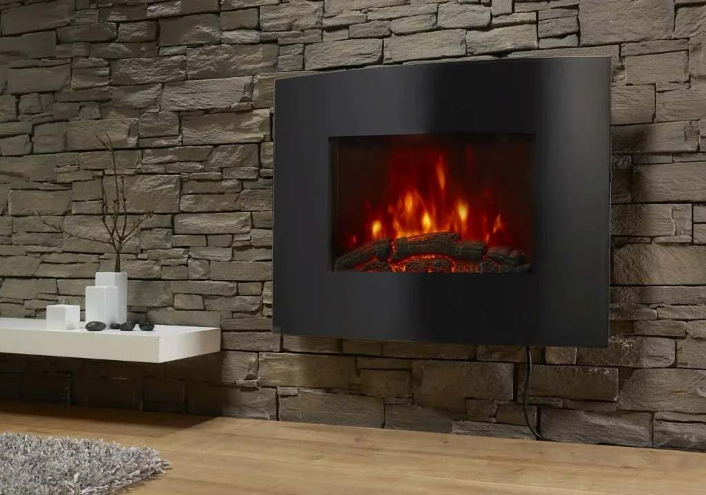 Electric fireplace "Aarau" with remote control