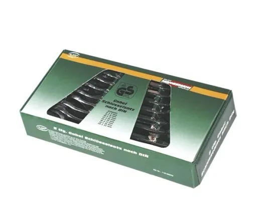 8-piece open-end wrench set
