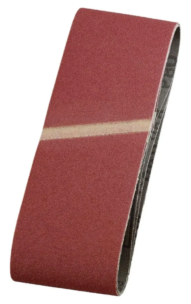 Sanding belts 75 x 457 mm, K 80, 3 pieces