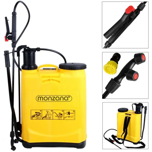Pressure sprayer 16l, 46.5 x 33 x 17.5cm, yellow-black