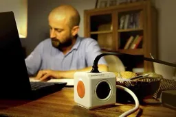 Powercube Extended power cube with 4 sockets