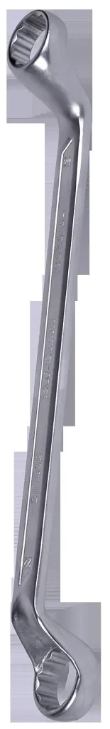 Double ring spanner set, offset, 8-piece