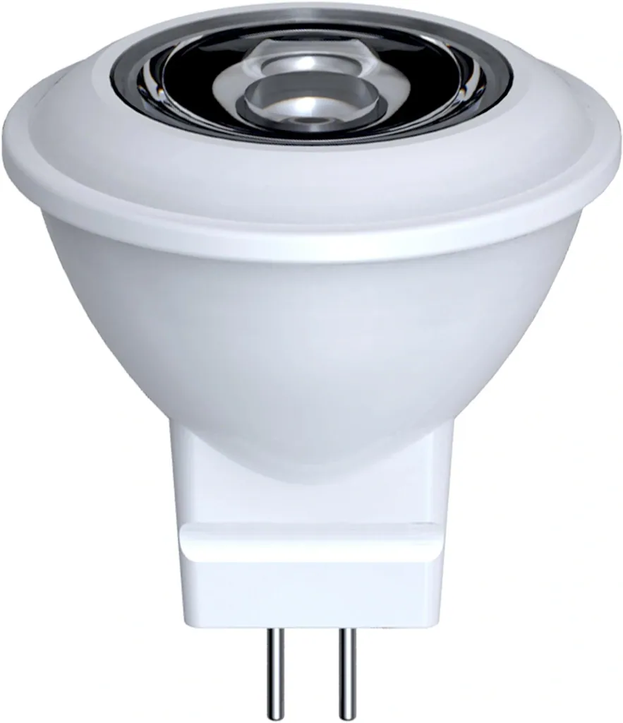 LED reflector lamp MR11 with 3 watts, GU4, warm white