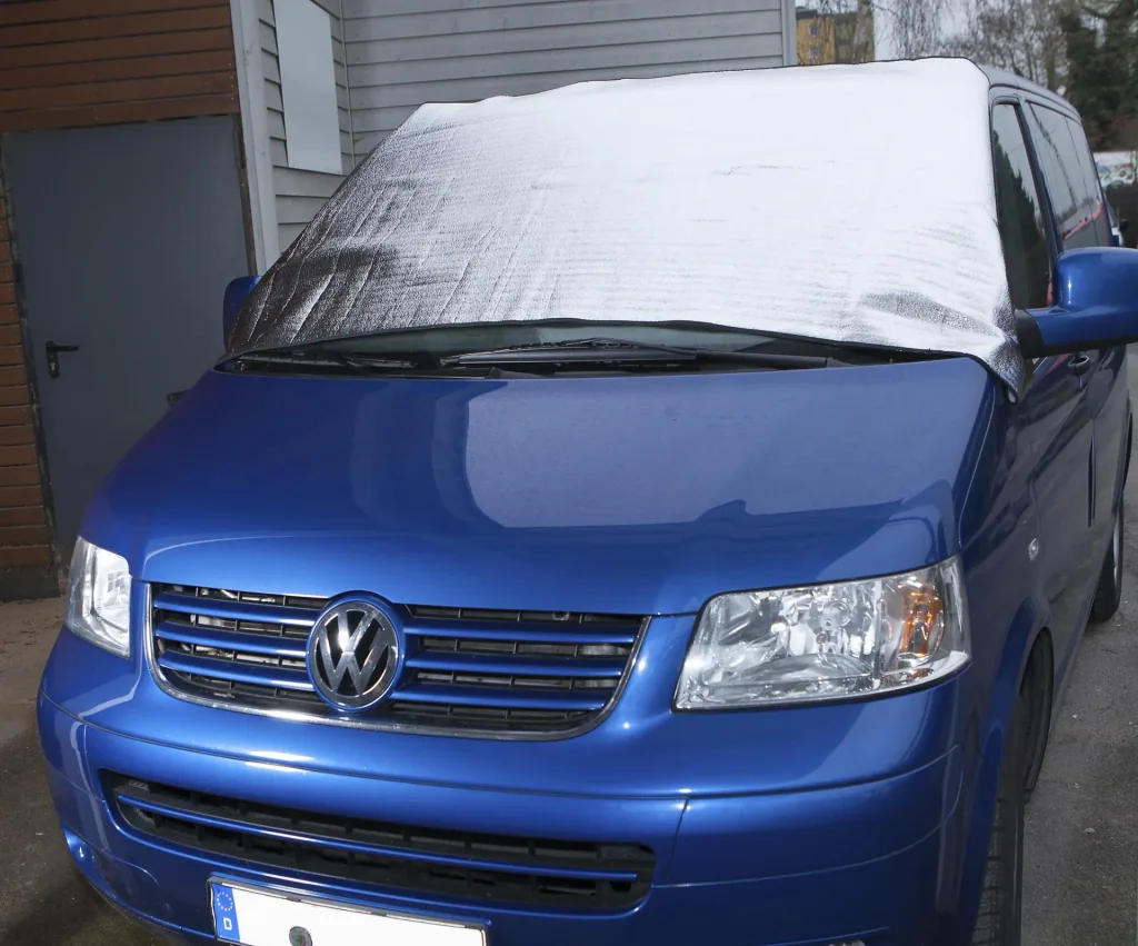 Aluminum window protection for commercial vehicles and vans