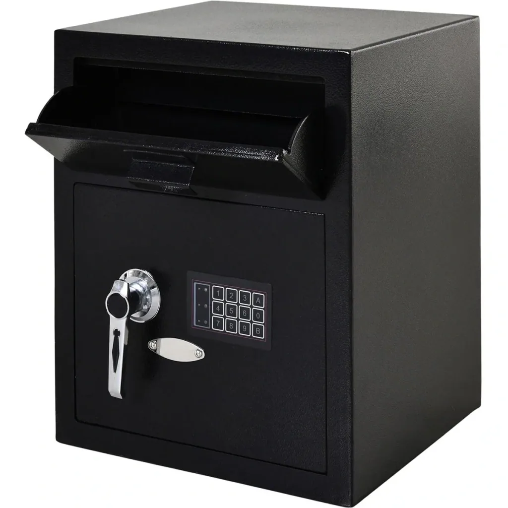 Furniture safe with electronic lock