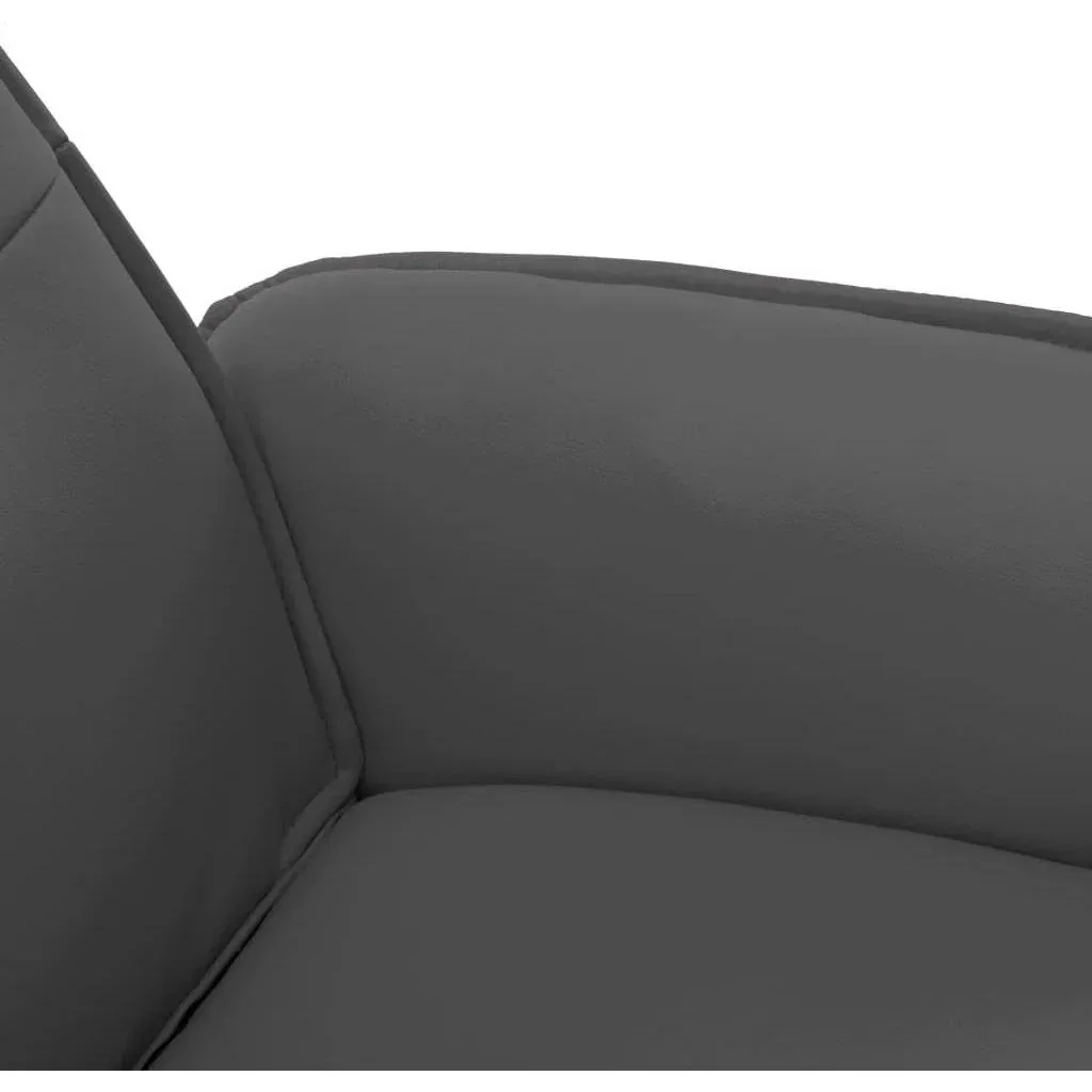 Adjustable massage seat with footstool anthracite