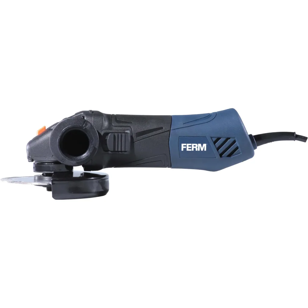 AGM1086 Angle grinder 500W - 115mm - Electronic restart protection - Soft grip - With side handle and screws