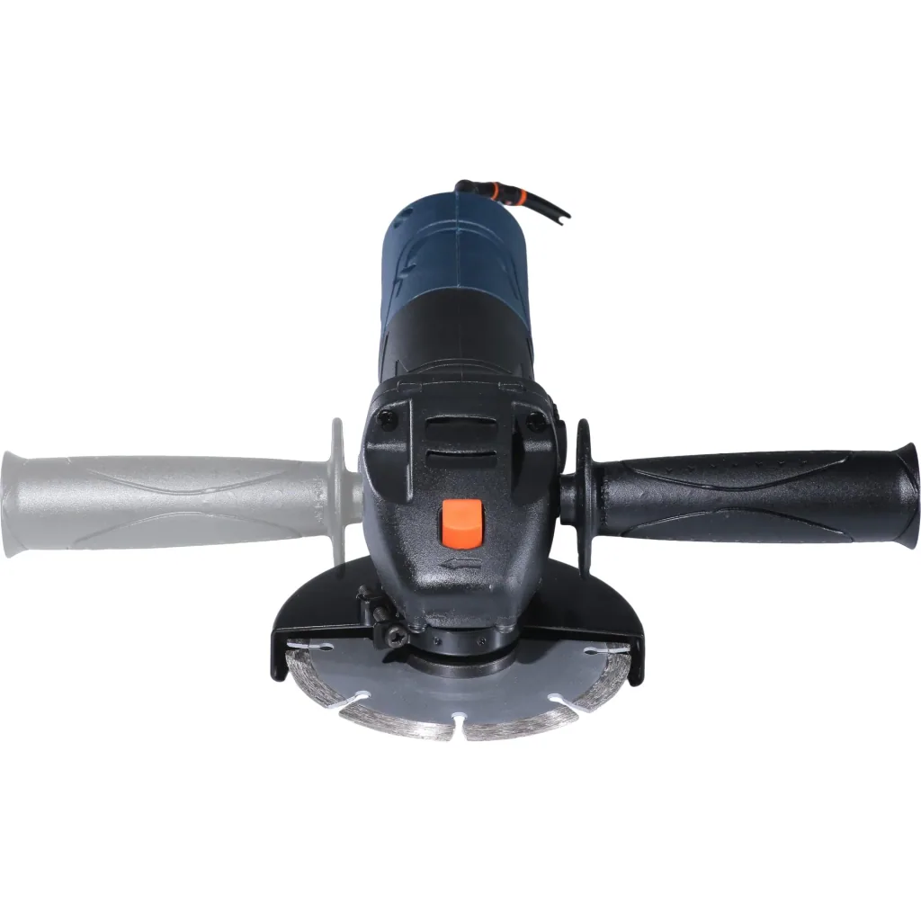 AGM1086 Angle grinder 500W - 115mm - Electronic restart protection - Soft grip - With side handle and screws