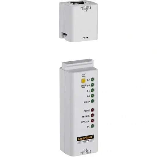 Compact LAN cable/connection tester