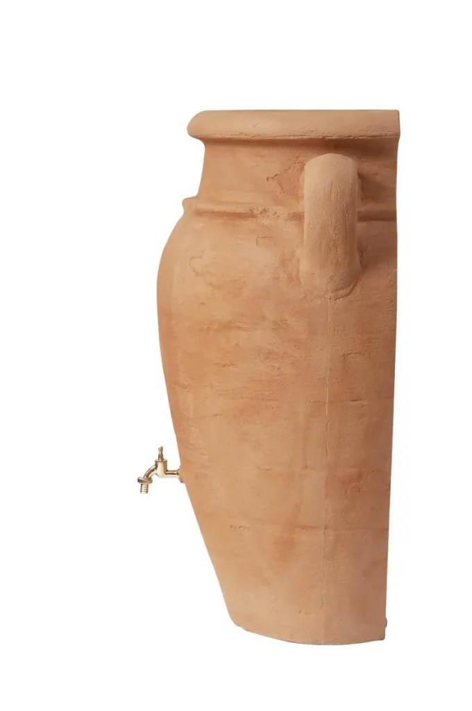 2 in 1 Regentonne "Antik Wand-Amphore" - 260 L, terracotta