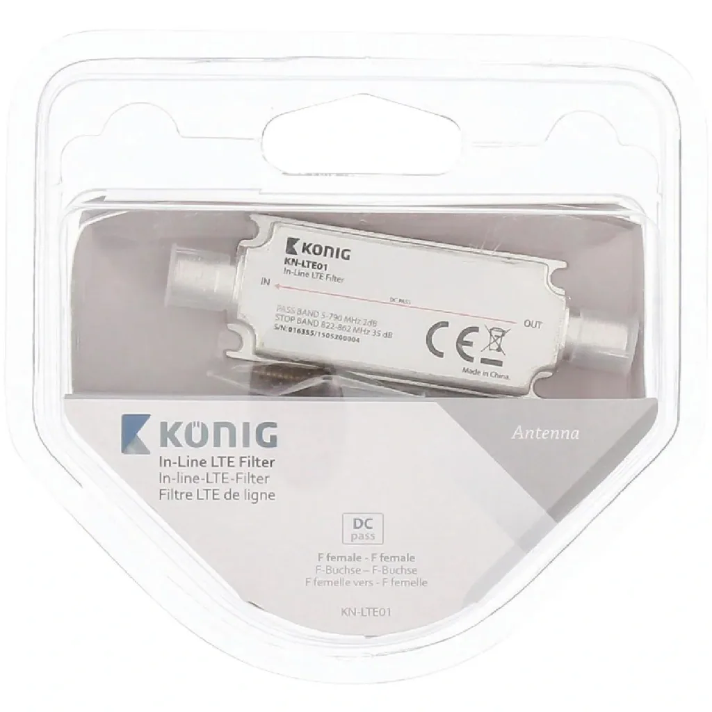 DVB-T/T2 LTE-Filter 822-862 MHz