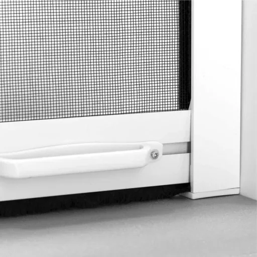Insect screen roller blind for windows, 160 x 160 cm in anthracite