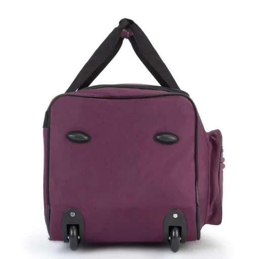 Travel bag with trolley function - 85L - Purple - Trolley bag