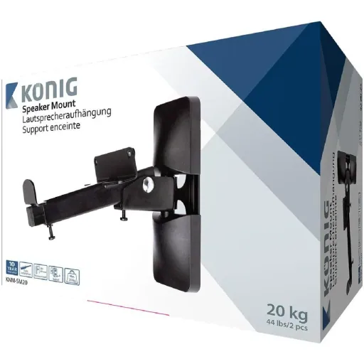 Fully movable speaker mount 20 kg Black