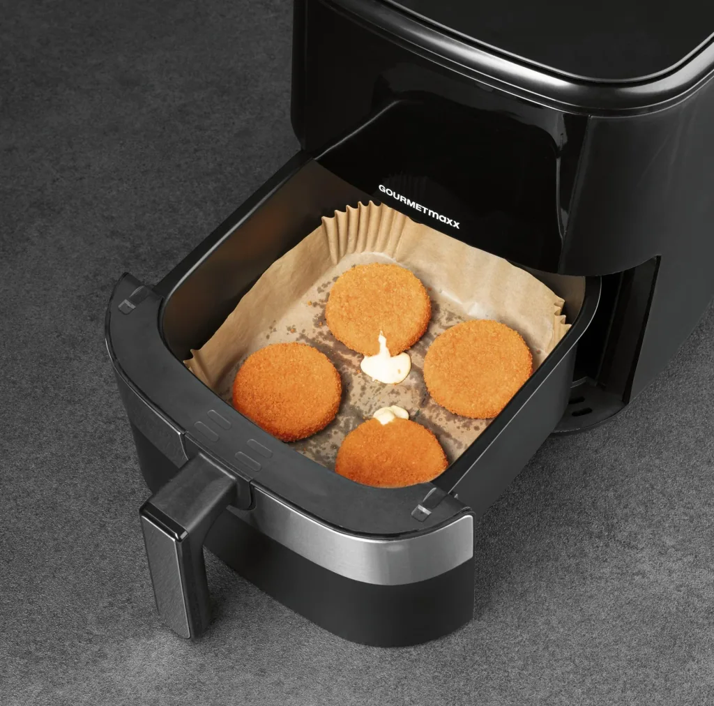 Baking paper trays, 100 pieces for 601414 Digital hot air fryer, 6.2 liters, 1500 watts