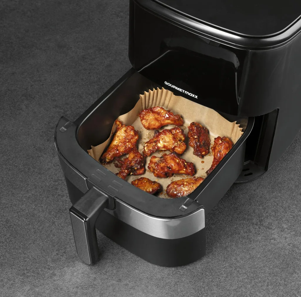Baking paper trays, 100 pieces for 601414 Digital hot air fryer, 6.2 liters, 1500 watts