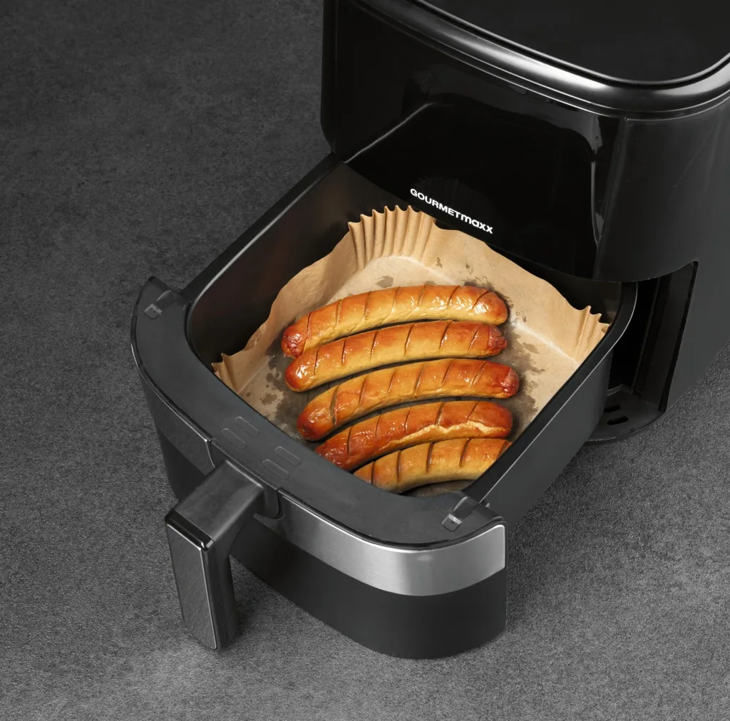 Baking paper trays, 100 pieces for 601414 Digital hot air fryer, 6.2 liters, 1500 watts