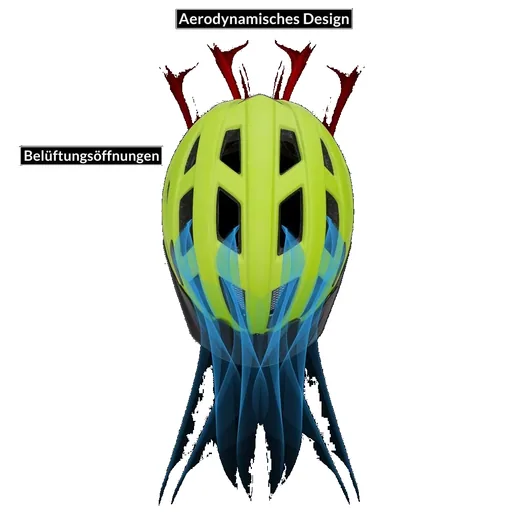 Children's helmet green-black size M