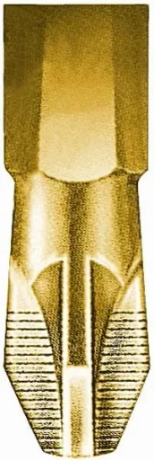 Anti-slip bit set 10 pcs. - 90 mm long, titanium coated