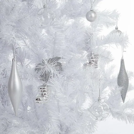 Artificial Christmas tree with snow effect - white 150cm