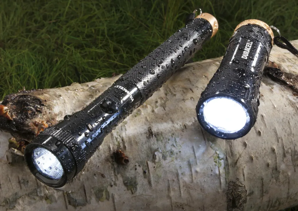 LED flashlight set DUO-C including batteries