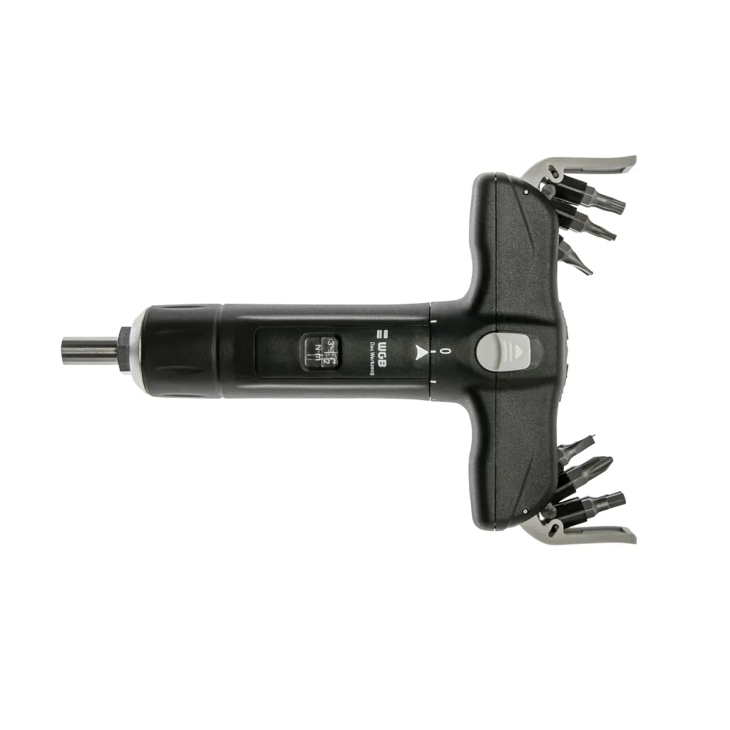 Torque screwdriver 1/4", 2 - 8 Nm with T-handle - 12 pieces