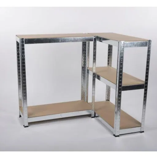 3x storage space 5 shelves 172 x 75 x 30 cm