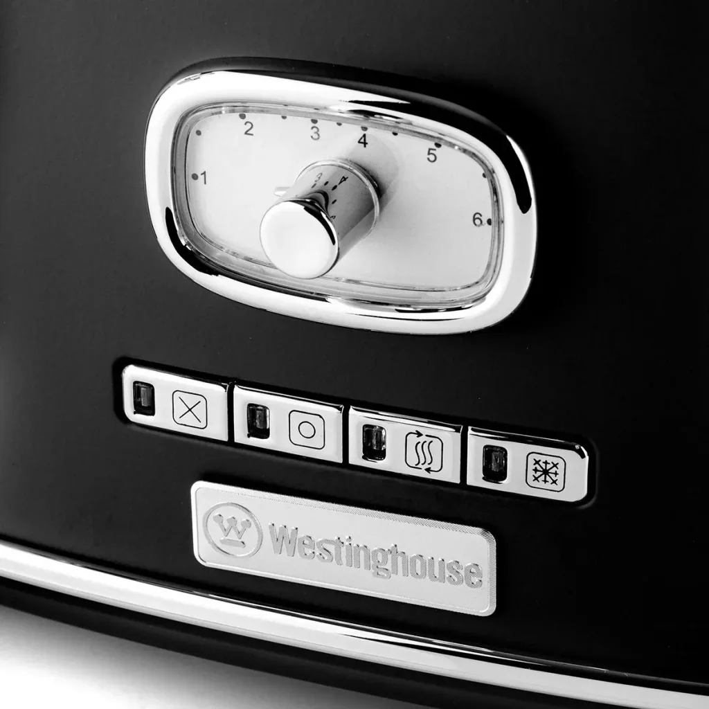 Retro Toaster - 4-slice Toaster - Black