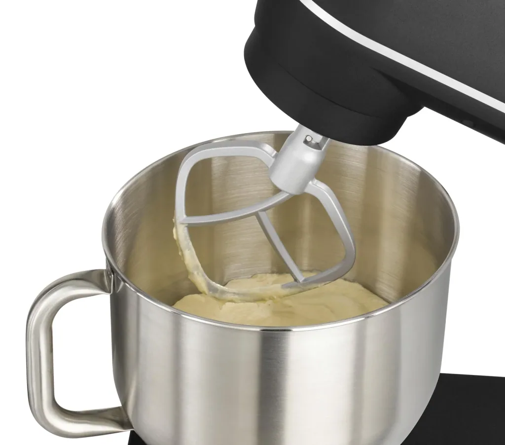 Food processor KM1800 Black E, stainless steel bowl 6 liters