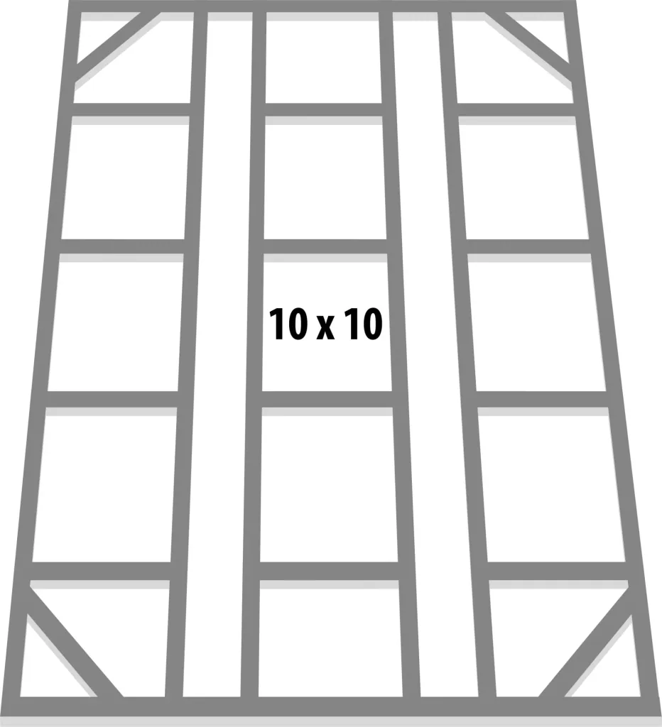 Foundation floor frame 10x10 for Dream