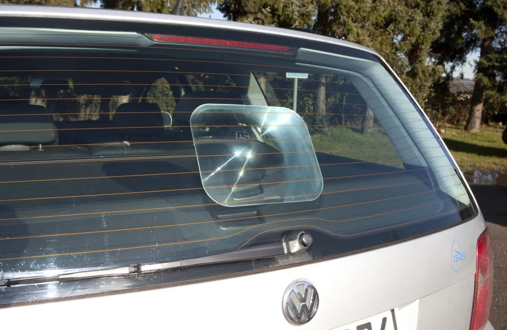 Wide-angle lens - Park safely
