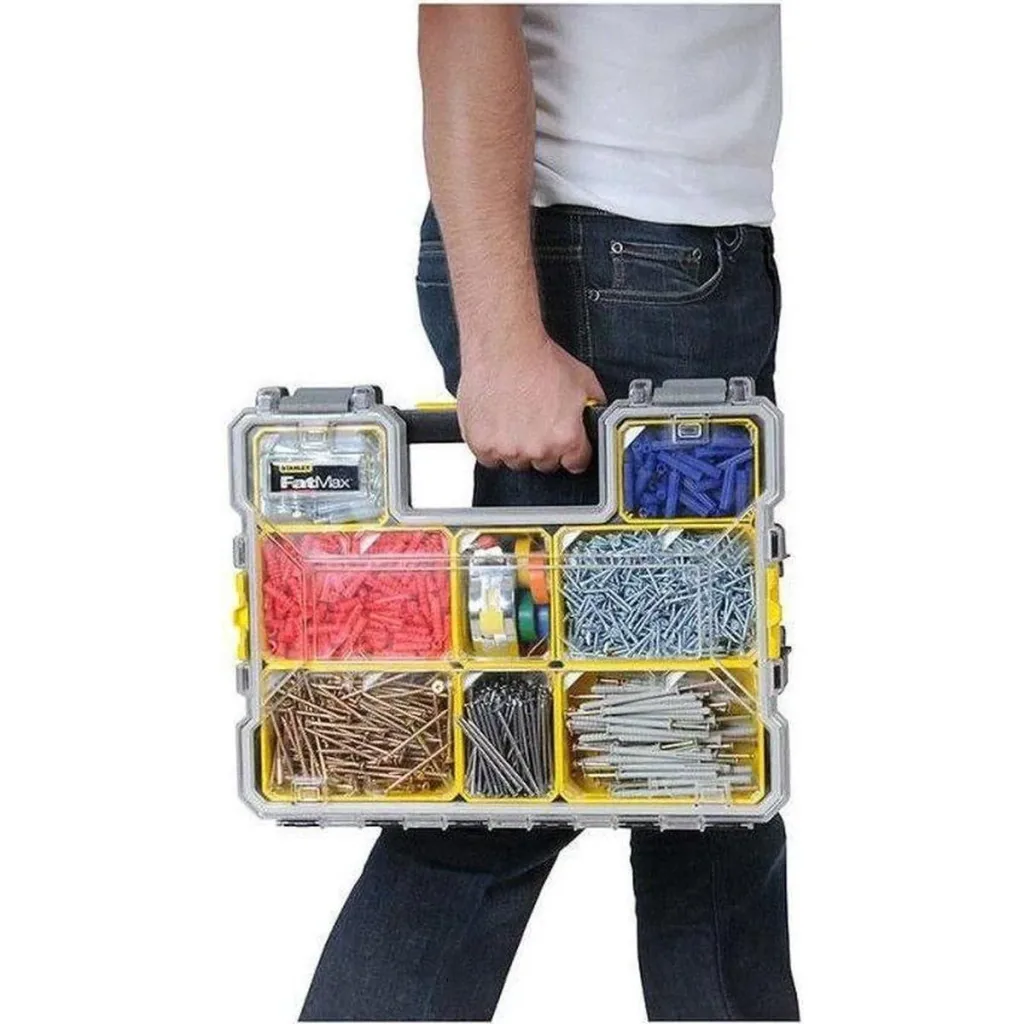 FatMax professional flat storage box - 10 storage compartments - 45 x 36 x 7 cm