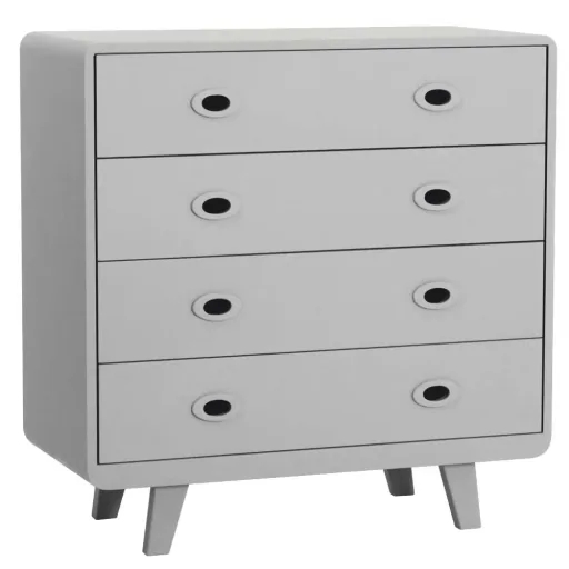 Laurette Chest of drawers Toi & Moi, Color: light gray