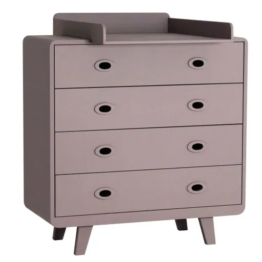 Laurette Chest of drawers Toi & Moi, Color: light gray