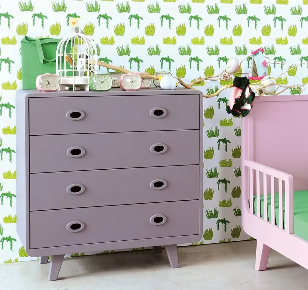 Laurette Chest of drawers Toi & Moi, Color: light gray
