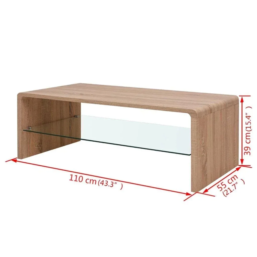 brown coffee table