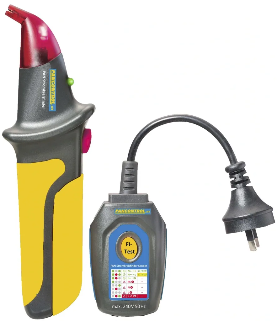 PAN electronic circuit finder and FI tester