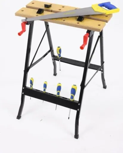 Workbench - Vice - Portable - Max. weight 100 kg - Can be adjusted to height and width