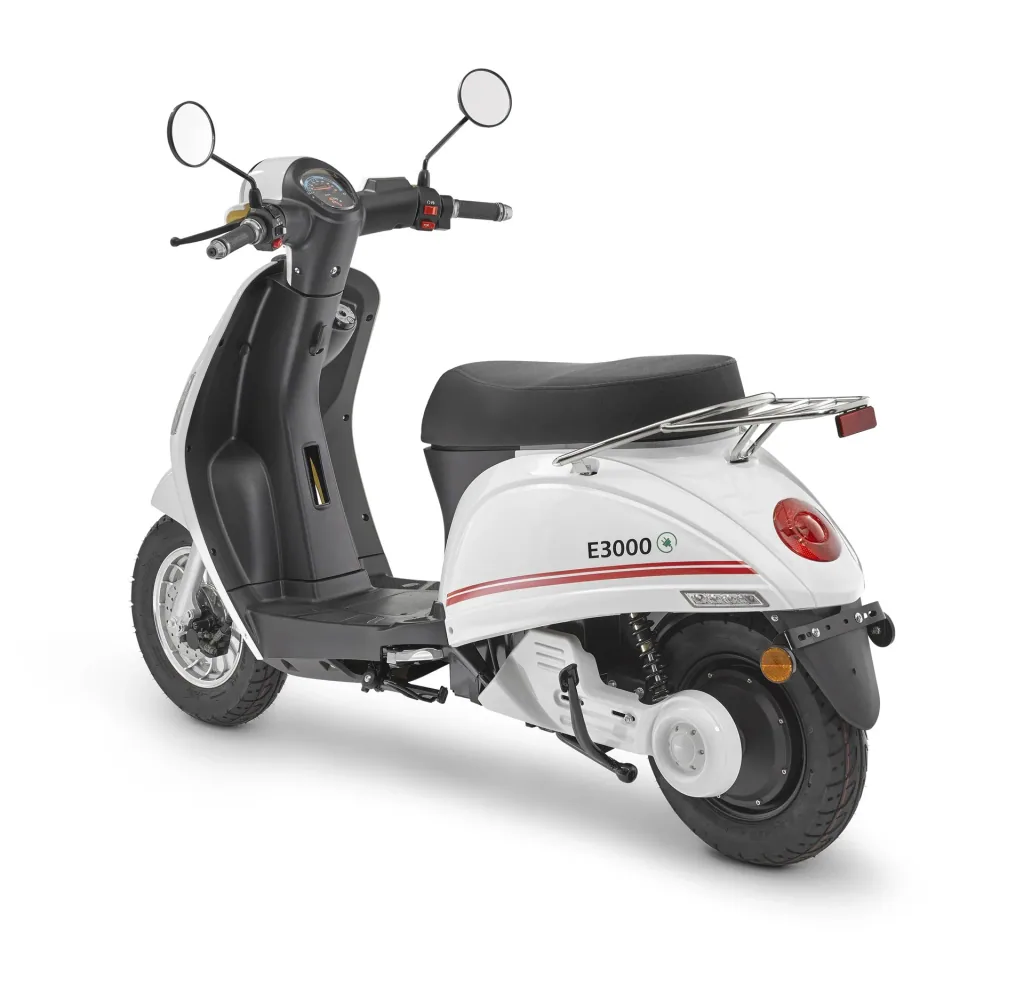 E-scooter Luxxon E3000, 45 km/h (moped class), white
