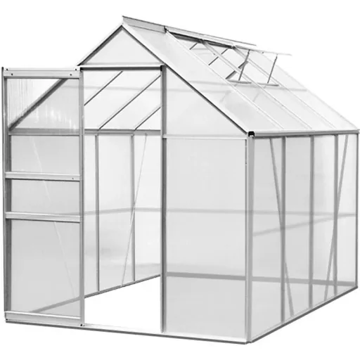 Aluminum greenhouse / winter garden 7.6m³ with 2 skylights