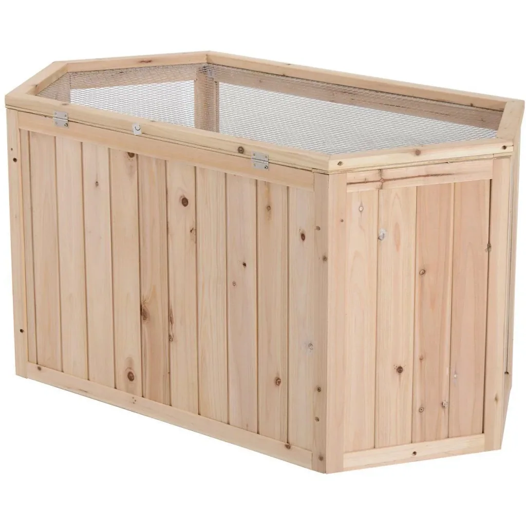 Hamster cage, rodent cage, mouse cage, fir wood natural