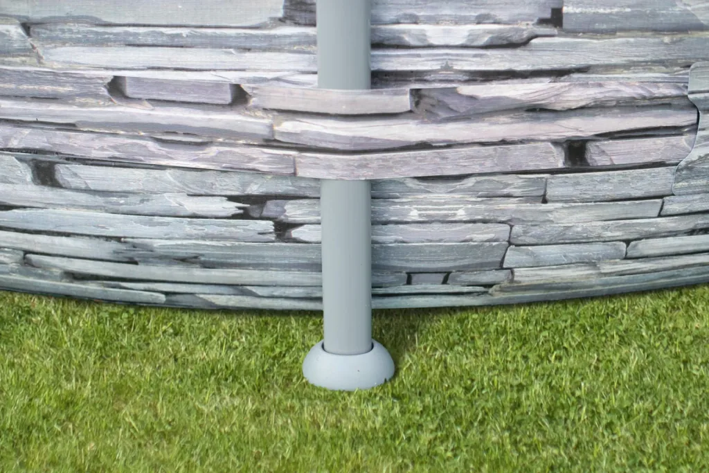Summer Waves Elite Frame Pool Ø427 x 107 cm Stone Grey